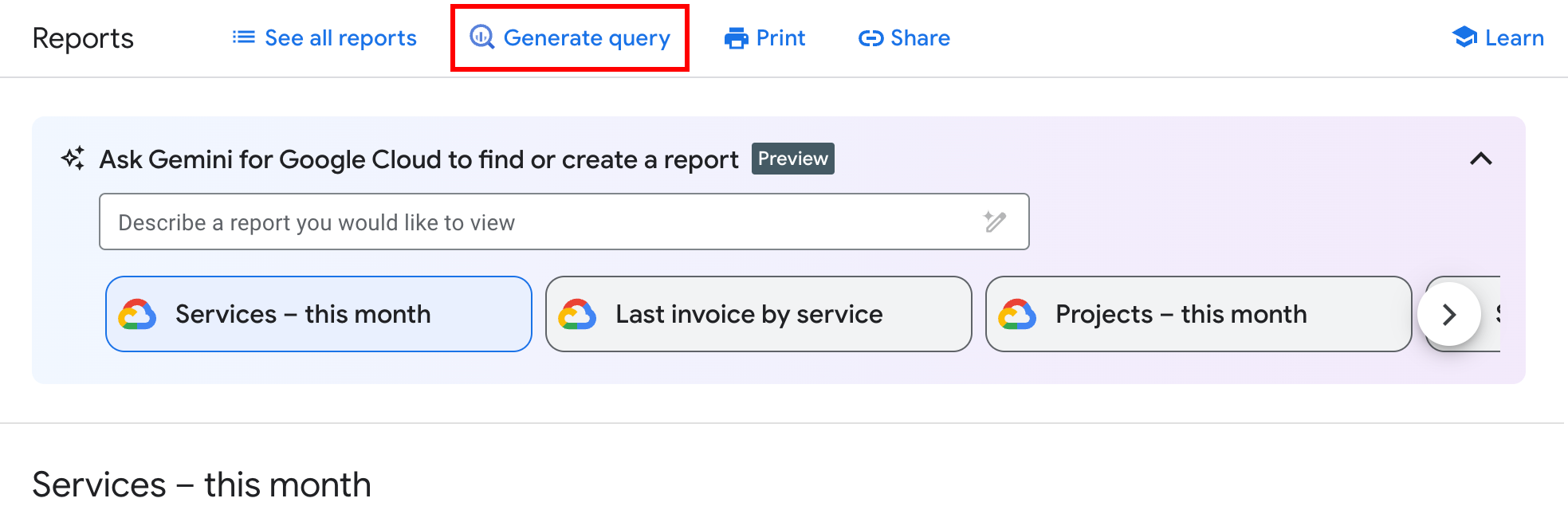 Genera query tool.