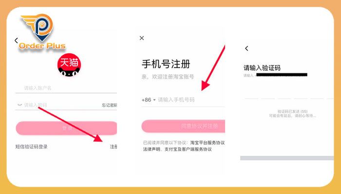 Đăng ký thành viên ở trên app