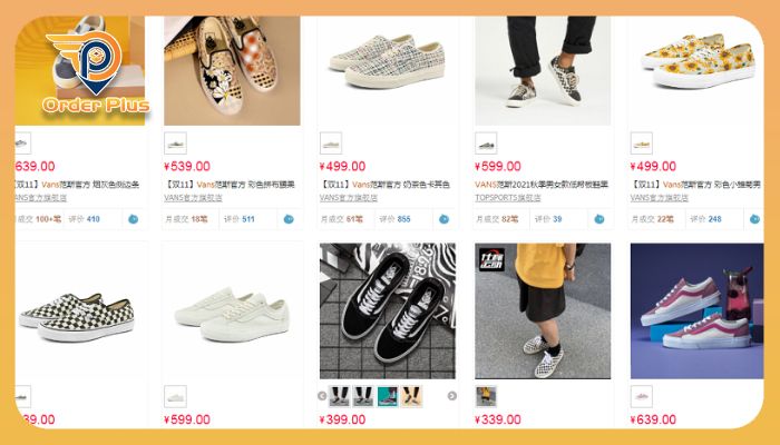 Một số link shop bán giày Vans chính hãng trên sàn TMĐT