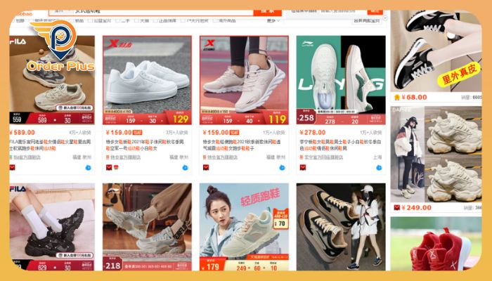 Link order giày thể thao Trung Quốc nữ giá rẻ, uy tín trên sàn TMĐT
