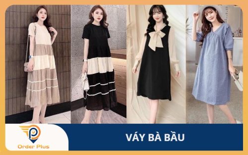 Tổng hợp link order váy bà bầu giá rẻ, cực xinh xắn